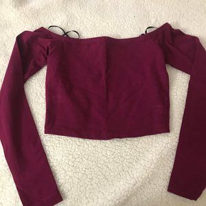 Off The Shoulder Crop Top